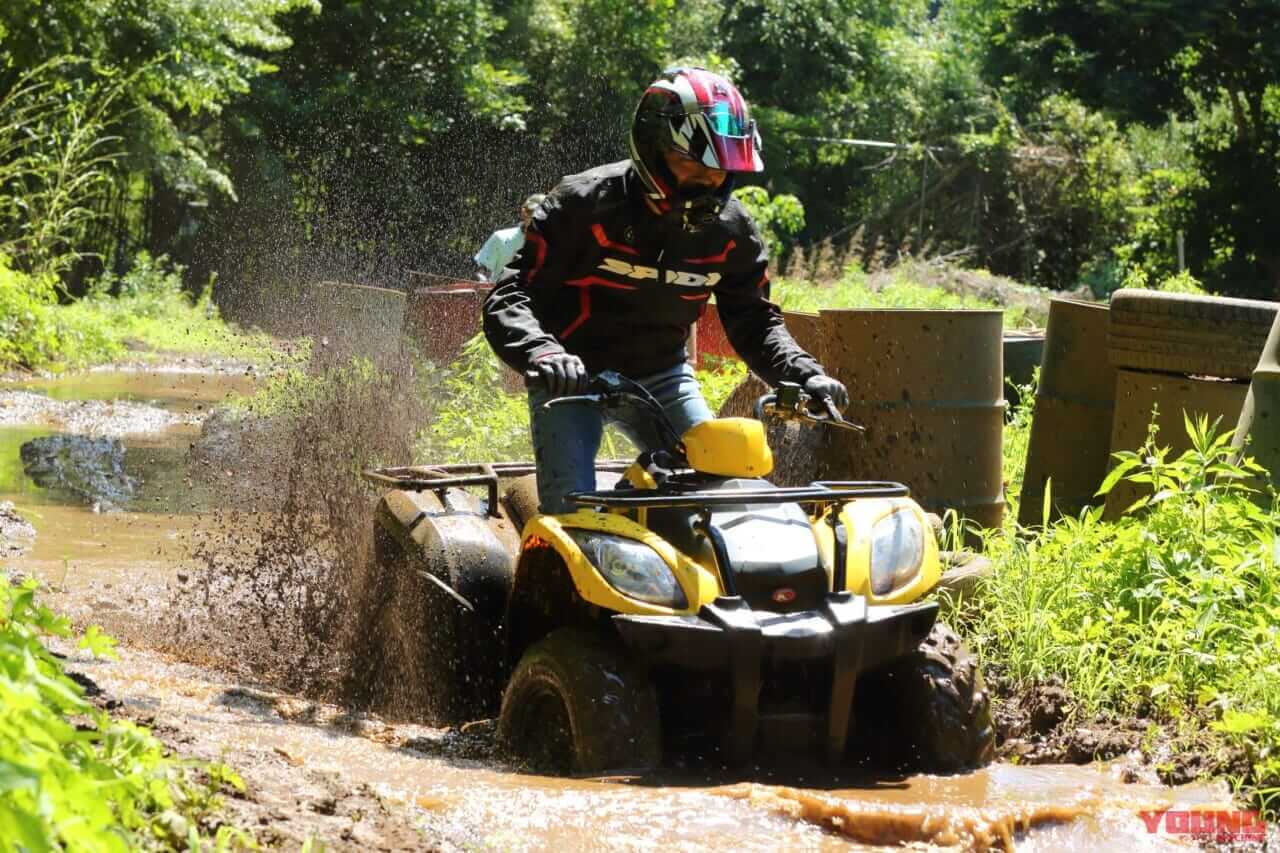 キムコ|4輪バギー|ATV|MXU150X|【日本で爆売れ中】コイツはヒャッハーな乗り物だぜ!! キムコの4輪バギー「MXU 150X」で泥まみれになってきた