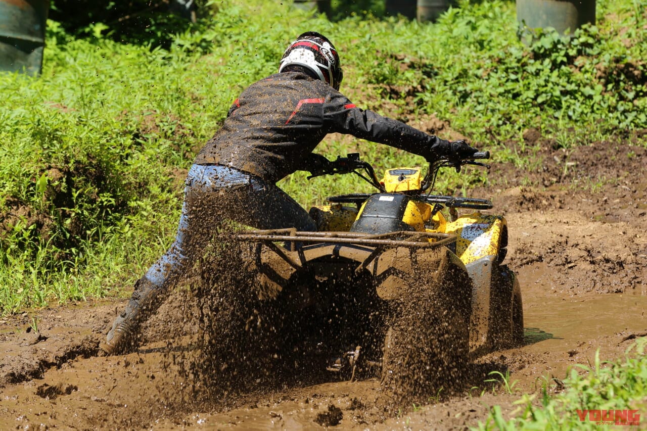 |【日本で爆売れ中】コイツはヒャッハーな乗り物だぜ!! キムコの4輪バギー「MXU 150X」で泥まみれになってきた