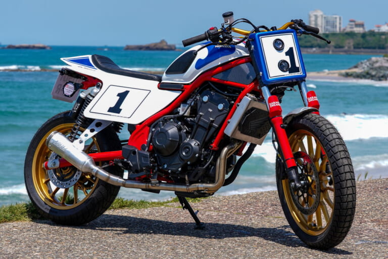 ホンダ|CL500|カスタム|CL501R - Spain|まさかのホーク250登場!? 欧州ホンダ、16台のCL500/CL250カスタムがW&Wに集結!