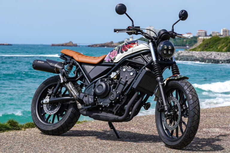ホンダ|CL500|カスタム|Irezumi - France|まさかのホーク250登場!? 欧州ホンダ、16台のCL500/CL250カスタムがW&Wに集結!