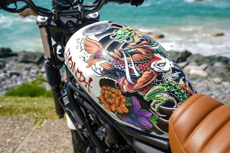 ホンダ|CL500|カスタム|Irezumi - France|まさかのホーク250登場!? 欧州ホンダ、16台のCL500/CL250カスタムがW&Wに集結!