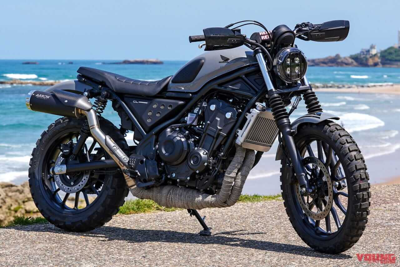 ホンダ|CL500|カスタム|Moonground - Portugal|まさかのホーク250登場!? 欧州ホンダ、16台のCL500/CL250カスタムがW&Wに集結!