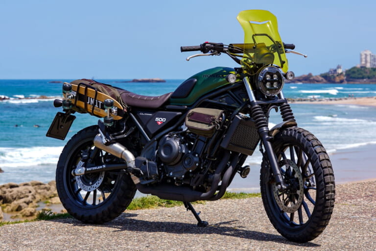 ホンダ|CL500|カスタム|Terra Battuta 500 - Italy|まさかのホーク250登場!? 欧州ホンダ、16台のCL500/CL250カスタムがW&Wに集結!