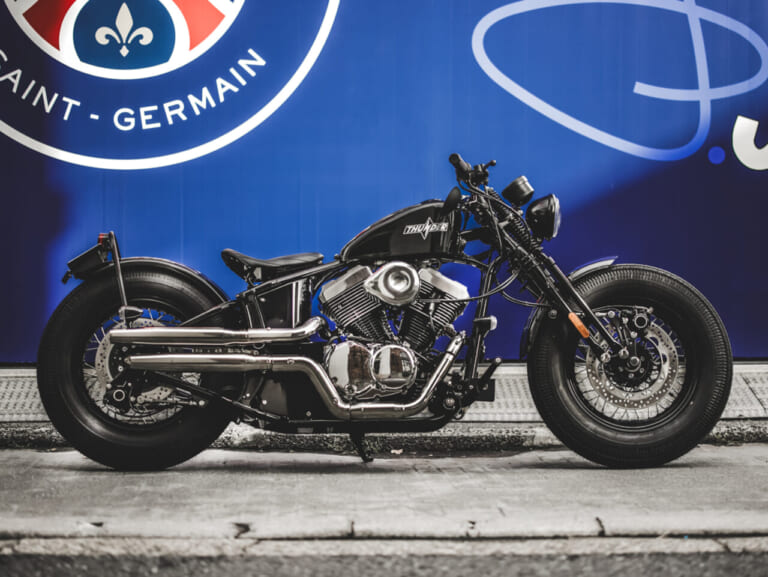 サンダーモーターサイクルズ|ソフテイルサンダー250|車坂下|250ccの空冷Vツイン、リヤサスを獲得だッ!! サンダーモーターサイクルズ「ソフテイルサンダー250」発売