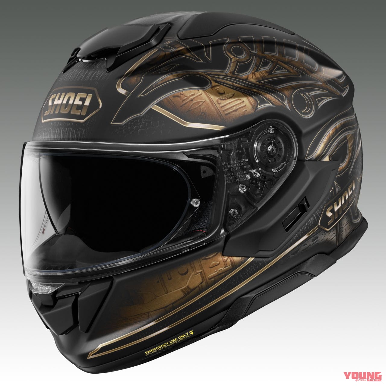 SHOEI GT-Air 3 NILE|その名もナイル! 黒と金が彩るSHOEI「GT-Air3 NILE」が9月発売へ
