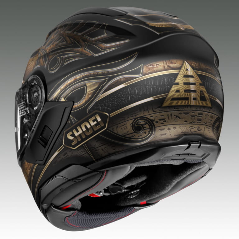 SHOEI GT-Air 3 NILE|その名もナイル! 黒と金が彩るSHOEI「GT-Air3 NILE」が9月発売へ