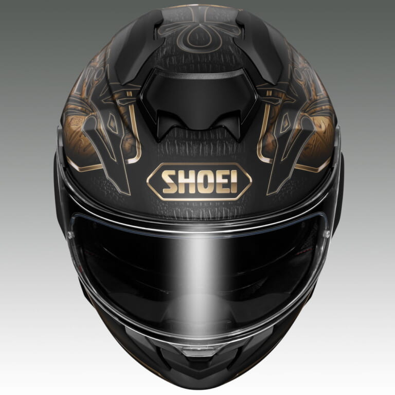 SHOEI GT-Air 3 NILE|その名もナイル! 黒と金が彩るSHOEI「GT-Air3 NILE」が9月発売へ