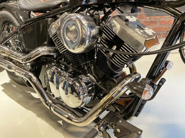 サンダーモーターサイクルズ|ソフテイルサンダー250|車坂下|250ccの空冷Vツイン、リヤサスを獲得だッ!! サンダーモーターサイクルズ「ソフテイルサンダー250」発売