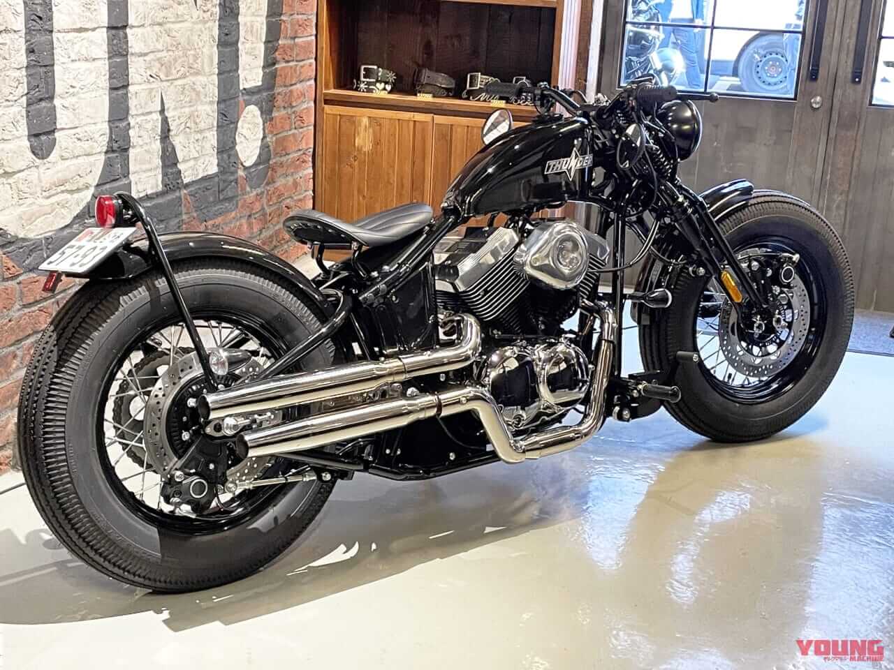250ccの空冷Vツイン、リヤサスを獲得だッ!! サンダーモーターサイクルズ「ソフテイルサンダー250」発売