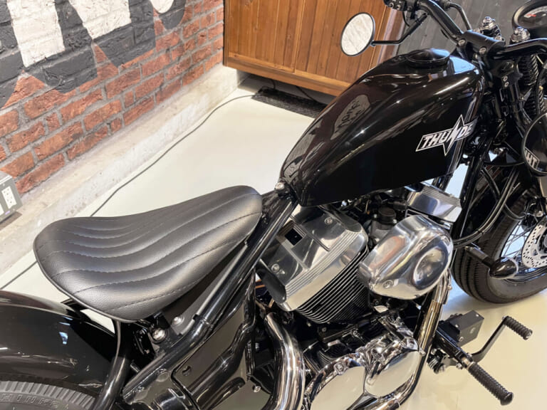 サンダーモーターサイクルズ|ソフテイルサンダー250|車坂下|250ccの空冷Vツイン、リヤサスを獲得だッ!! サンダーモーターサイクルズ「ソフテイルサンダー250」発売