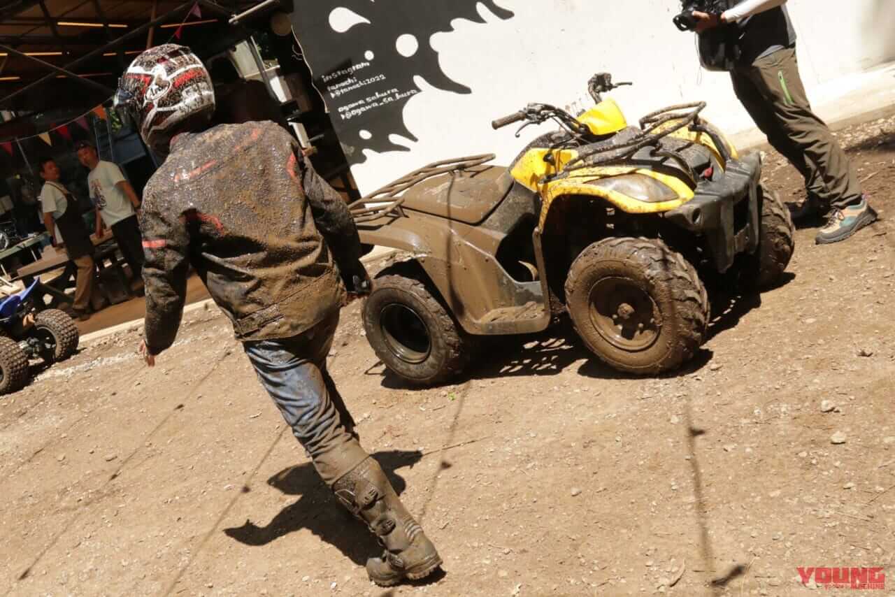 |【日本で爆売れ中】コイツはヒャッハーな乗り物だぜ!! キムコの4輪バギー「MXU 150X」で泥まみれになってきた