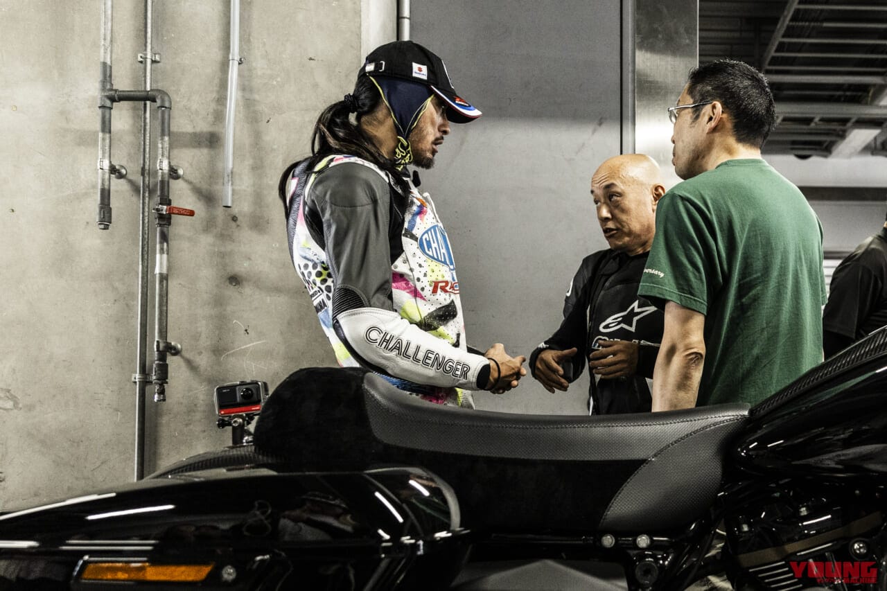 長瀬智也|MCFAJ|AVCC|JOYRIDE|ヨシムラ|ハーレーダビッドソン|FLTRX|バガー|長瀬智也さん、日本初登場となるハーレー・バガーレーサーでレース参戦!! 「多くの人にこの魅力を知って欲しい」