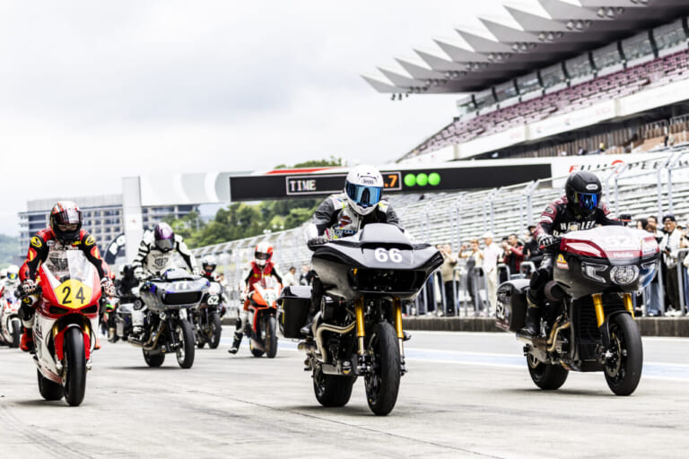 長瀬智也|MCFAJ|AVCC|JOYRIDE|ヨシムラ|ハーレーダビッドソン|FLTRX|バガー|長瀬智也さん、日本初登場となるハーレー・バガーレーサーでレース参戦!! 「多くの人にこの魅力を知って欲しい」