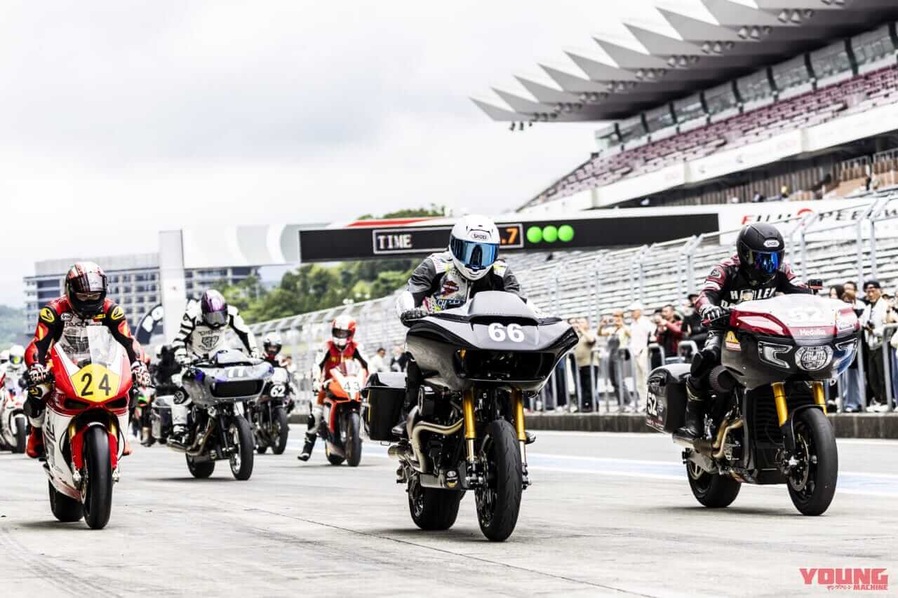 長瀬智也|MCFAJ|AVCC|JOYRIDE|ヨシムラ|ハーレーダビッドソン|FLTRX|バガー|長瀬智也さん、日本初登場となるハーレー・バガーレーサーでレース参戦!! 「多くの人にこの魅力を知って欲しい」