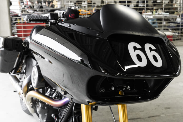 ヨシムラ|ハーレーダビッドソン|FLTRX|バガー|長瀬智也さん、日本初登場となるハーレー・バガーレーサーでレース参戦!! 「多くの人にこの魅力を知って欲しい」