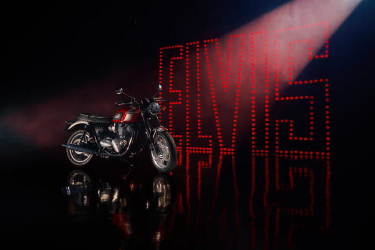 世界限定925台! トライアンフ「ボンネビル T120 エルヴィス・プレスリー リミテッドエディション」登場