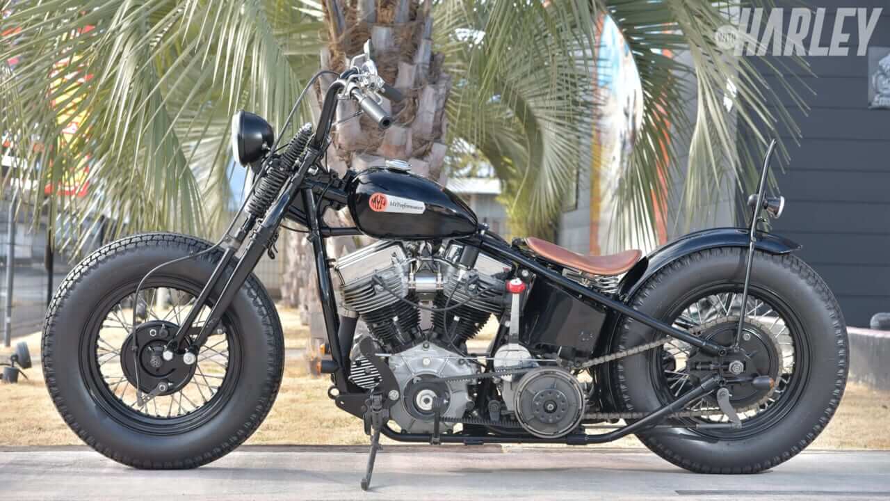 マイパフォーマンス｜ボバー・スプリンガー・スパイダー・タイプP｜【ハーレー旧車が新車で手に入る?】 再現したパンヘッドエンジンを搭載したコンプリートカスタム車〈マイパフォーマンス〉