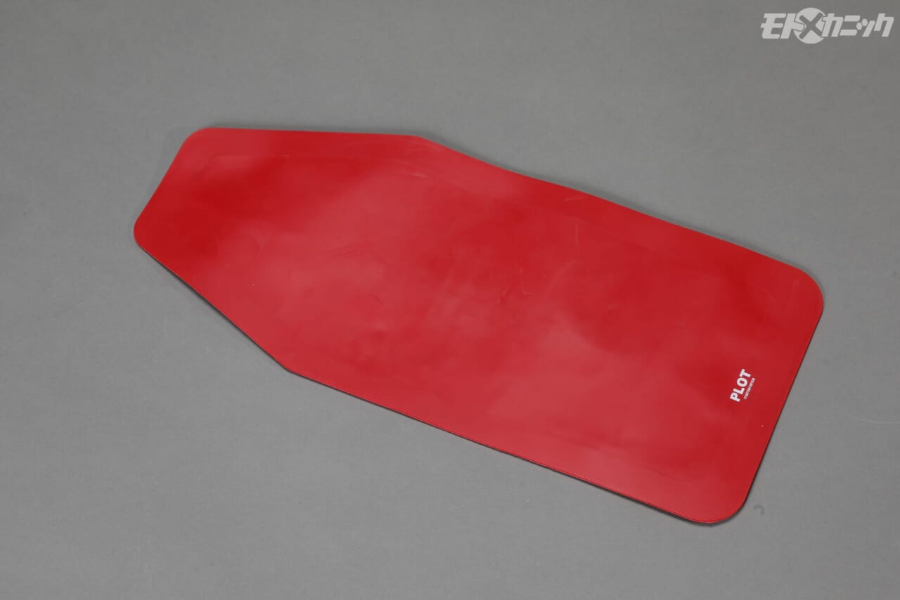 PLOT｜フレックスプレート 370×170×3mm オイルじょうご｜DIYバイクいじりをもっと効率的に楽しくする専用＆特殊工具×13選