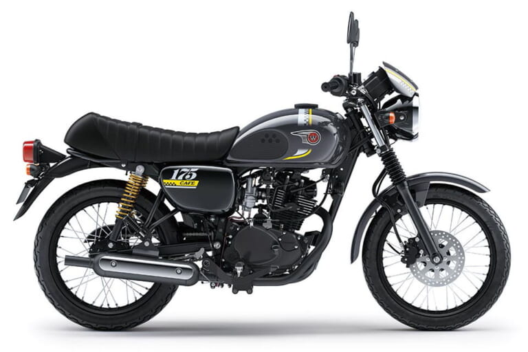 カワサキ|W175カフェ|インドネシア仕様|2025年モデル|カワサキが新型「W175」を発表! 車体寸法の大型化とインジェクション新搭載【海外】