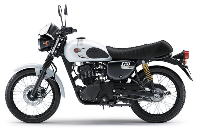 カワサキ|W175カフェ|インドネシア仕様|2025年モデル|カワサキが新型「W175」を発表! 車体寸法の大型化とインジェクション新搭載【海外】