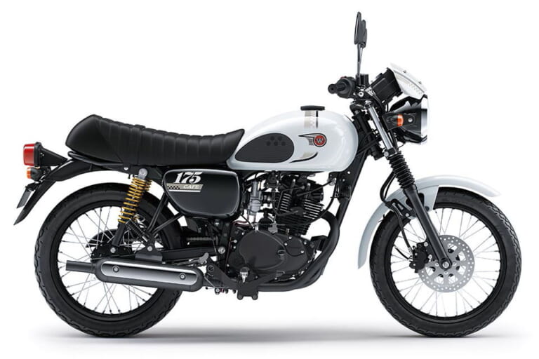 カワサキ|W175カフェ|インドネシア仕様|2025年モデル|カワサキが新型「W175」を発表! 車体寸法の大型化とインジェクション新搭載【海外】