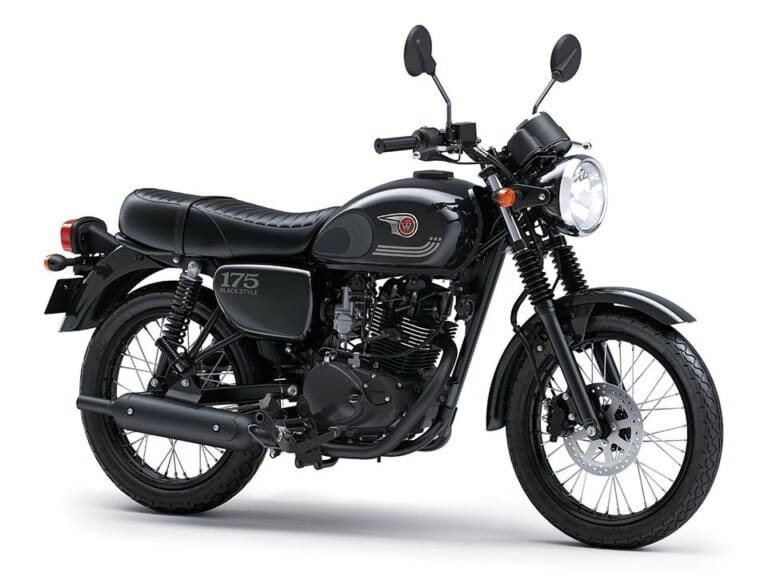 カワサキ|W175 SE ブラックスタイル|インドネシア仕様|2025年モデル|カワサキが新型「W175」を発表! 車体寸法の大型化とインジェクション新搭載【海外】