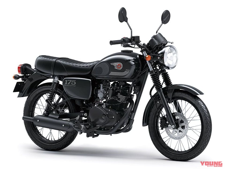 カワサキ|W175 SE ブラックスタイル|インドネシア仕様|2025年モデル|32万円台の軽二輪レトロ?! 尼カワサキ「W175」シリーズの2025年モデルが早くも登場【海外】