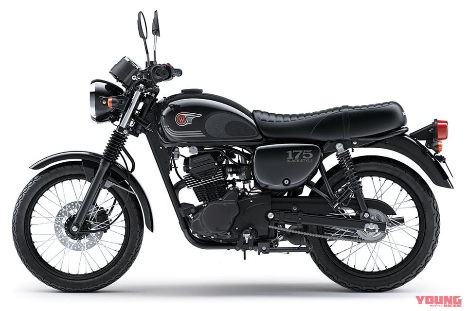 カワサキ|W175 SE ブラックスタイル|インドネシア仕様|2025年モデル|32万円台の軽二輪レトロ?! 尼カワサキ「W175」シリーズの2025年モデルが早くも登場【海外】