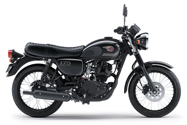 カワサキ|W175 SE ブラックスタイル|インドネシア仕様|2025年モデル|カワサキが新型「W175」を発表! 車体寸法の大型化とインジェクション新搭載【海外】