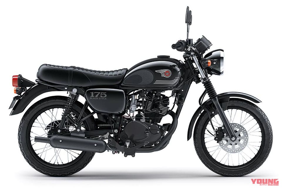 カワサキ|W175 SE ブラックスタイル|インドネシア仕様|2025年モデル|32万円台の軽二輪レトロ?! 尼カワサキ「W175」シリーズの2025年モデルが早くも登場【海外】