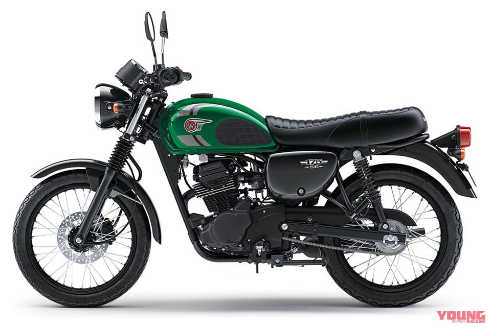 カワサキ|W175 SE|インドネシア仕様|2025年モデル|32万円台の軽二輪レトロ?! 尼カワサキ「W175」シリーズの2025年モデルが早くも登場【海外】