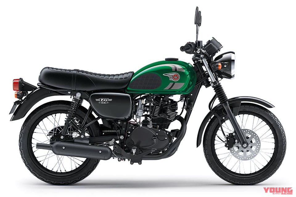 カワサキ|W175 SE|インドネシア仕様|2025年モデル|32万円台の軽二輪レトロ?! 尼カワサキ「W175」シリーズの2025年モデルが早くも登場【海外】