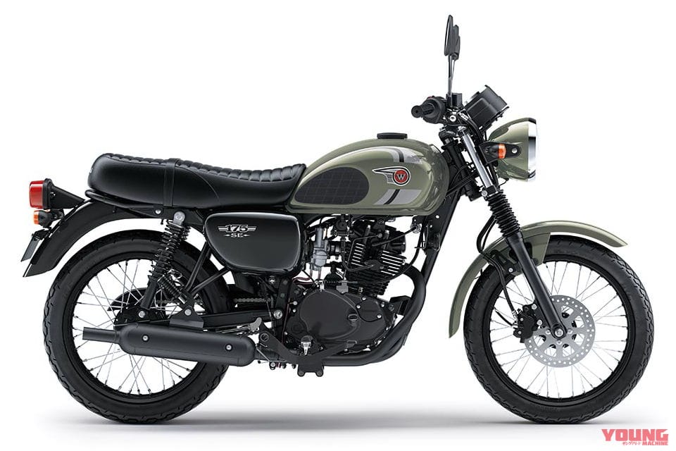 カワサキ|W175 SE|インドネシア仕様|2025年モデル|32万円台の軽二輪レトロ?! 尼カワサキ「W175」シリーズの2025年モデルが早くも登場【海外】