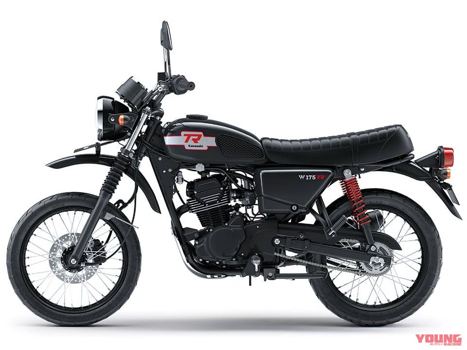 カワサキ|W175TR|インドネシア仕様|2025年モデル|32万円台の軽二輪レトロ?! 尼カワサキ「W175」シリーズの2025年モデルが早くも登場【海外】