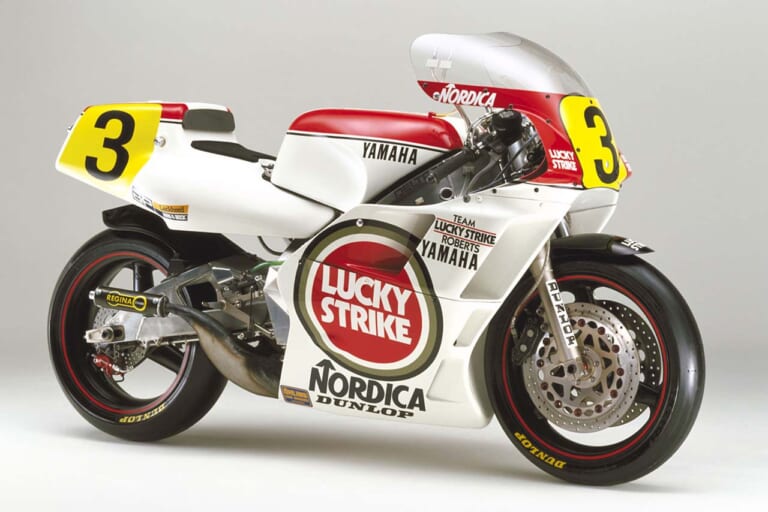 YZR500(0W86)#3 Randy Mamola|ラッキーストライクヤマハ再臨! ……じゃない?!『パドックに帰ってきたXSR900 GP』はランディ・マモラ号のオマージュ