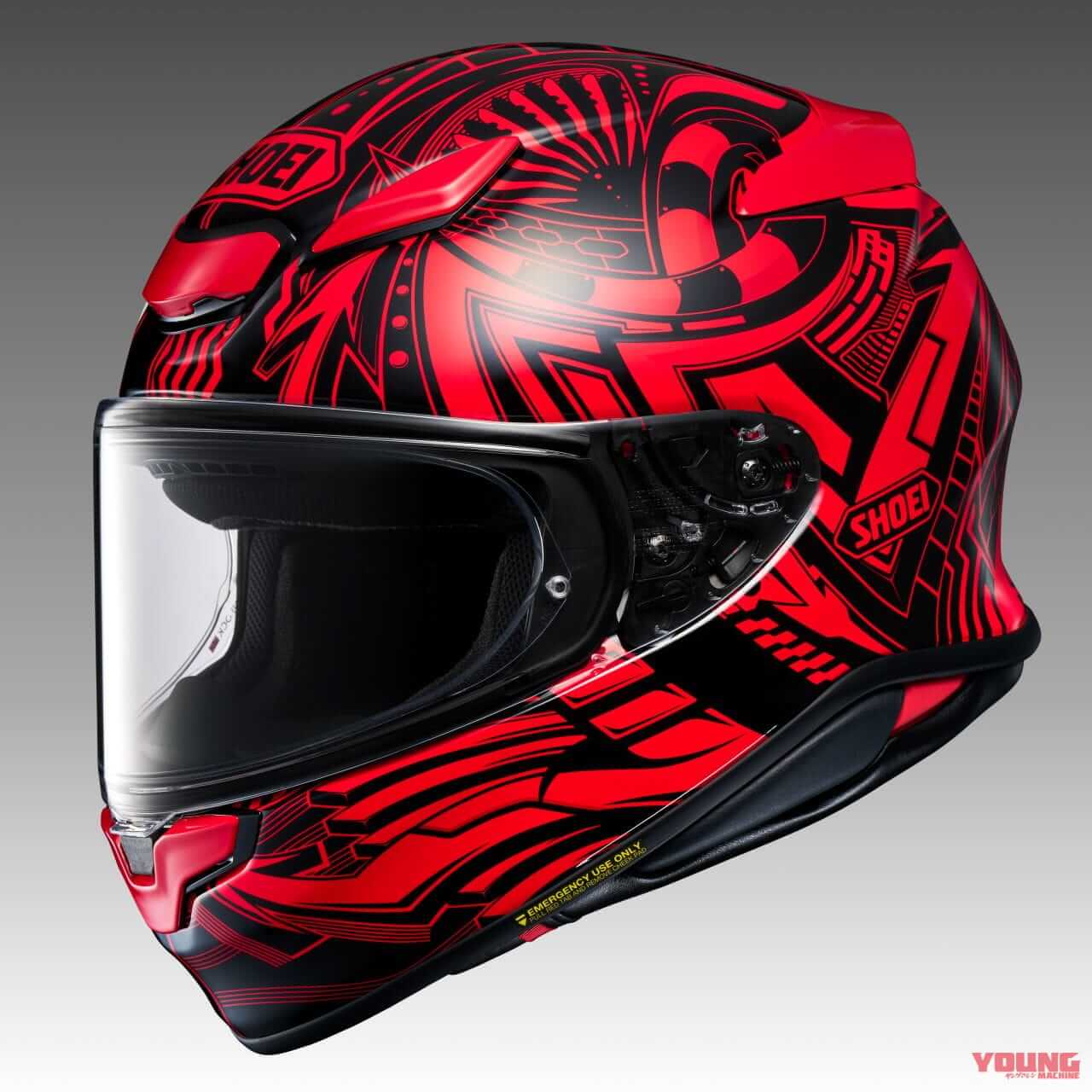 |強い線で描かれた非対称グラフィックのSHOEI「Z-8 BEAUT」が8月発売へ