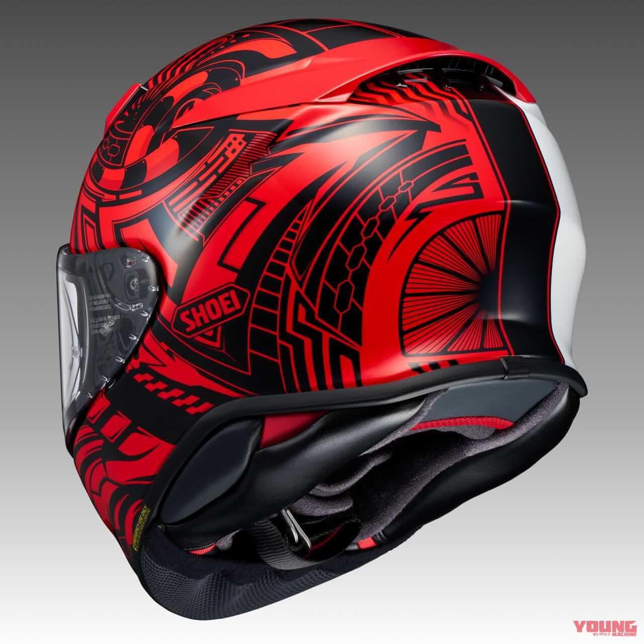|強い線で描かれた非対称グラフィックのSHOEI「Z-8 BEAUT」が8月発売へ