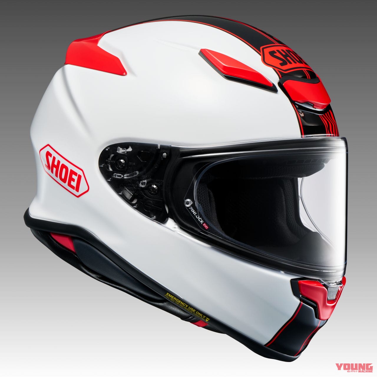 |強い線で描かれた非対称グラフィックのSHOEI「Z-8 BEAUT」が8月発売へ