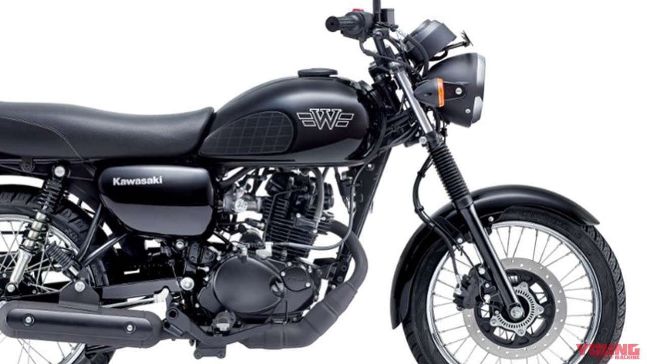 カワサキが新型「W175」を発表! 車体寸法の大型化とインジェクション新搭載【海外】