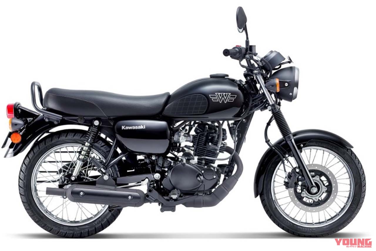 カワサキ|W175|インドネシア仕様|2025年モデル|カワサキが新型「W175」を発表! 車体寸法の大型化とインジェクション新搭載【海外】