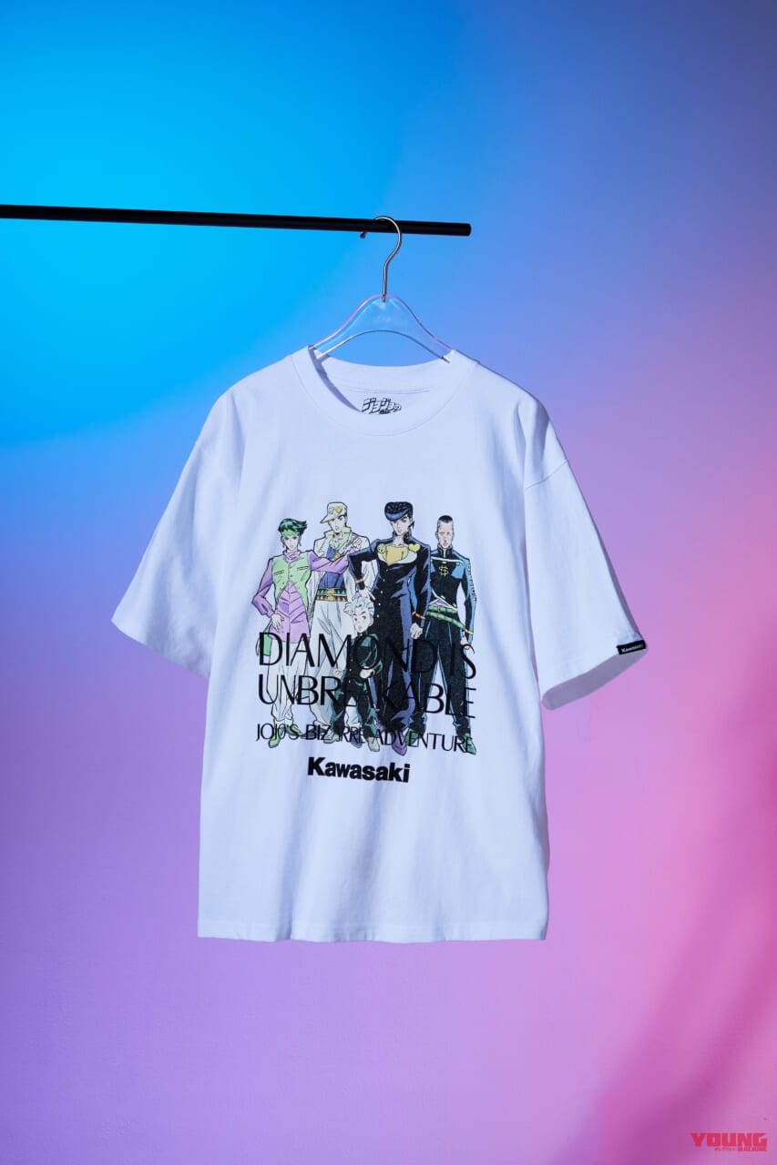 Kawasaki JOJO Character T-shit|「ジョジョの奇妙な冒険 ダイヤモンドは砕けない」コラボTシャツがカワサキプラザで発売開始ィィ! グレートですよこいつはァ