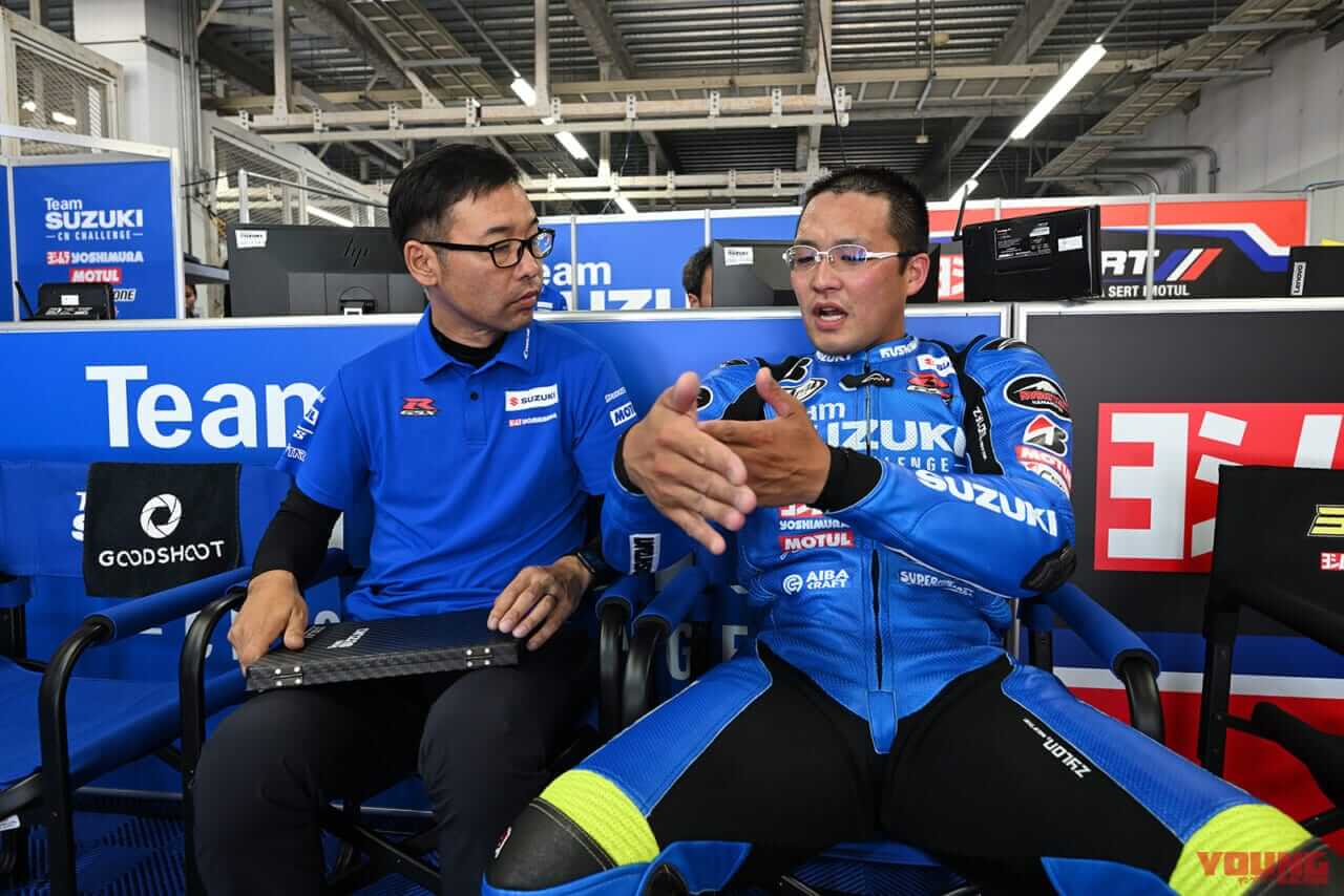 |ウイング付きの青いGSX-R1000Rが走った! チームスズキCNチャレンジが鈴鹿8耐の事前テストで総合7番手