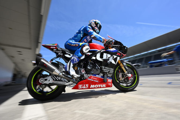 ヨシムラ SERT Motul|ウイング付きの青いGSX-R1000Rが走った! チームスズキCNチャレンジが鈴鹿8耐の事前テストで総合7番手
