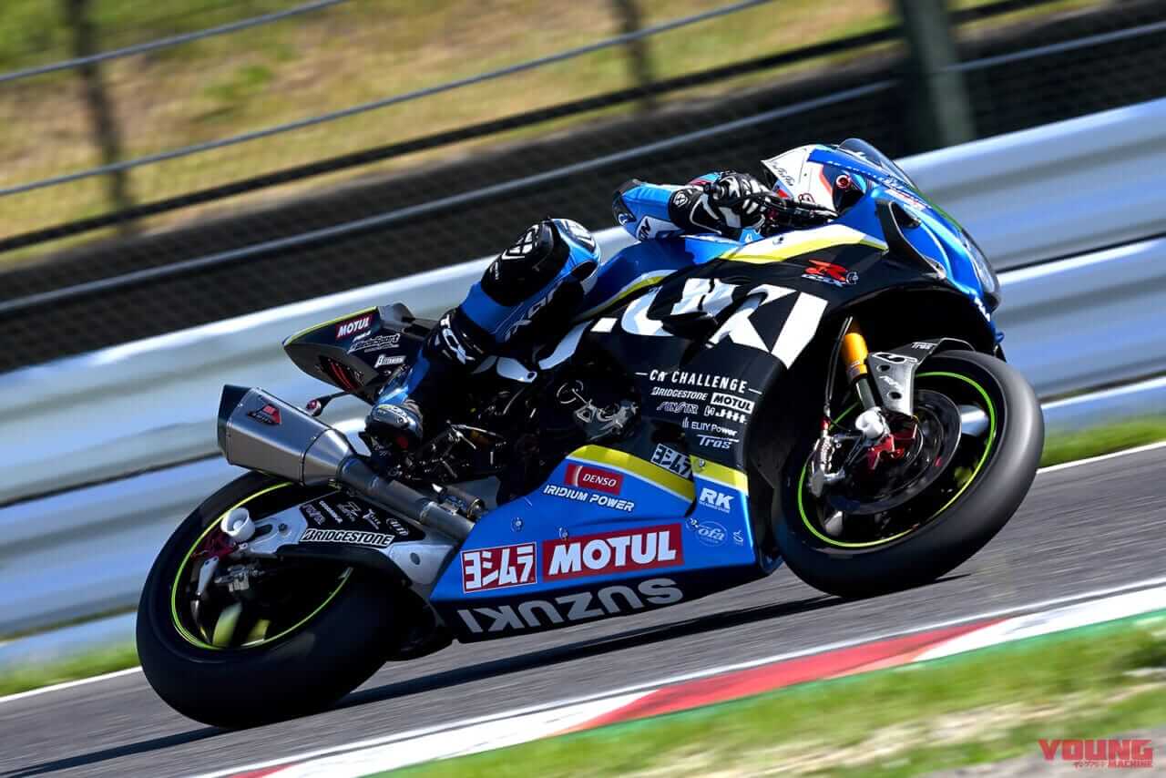 |ウイング付きの青いGSX-R1000Rが走った! チームスズキCNチャレンジが鈴鹿8耐の事前テストで総合7番手