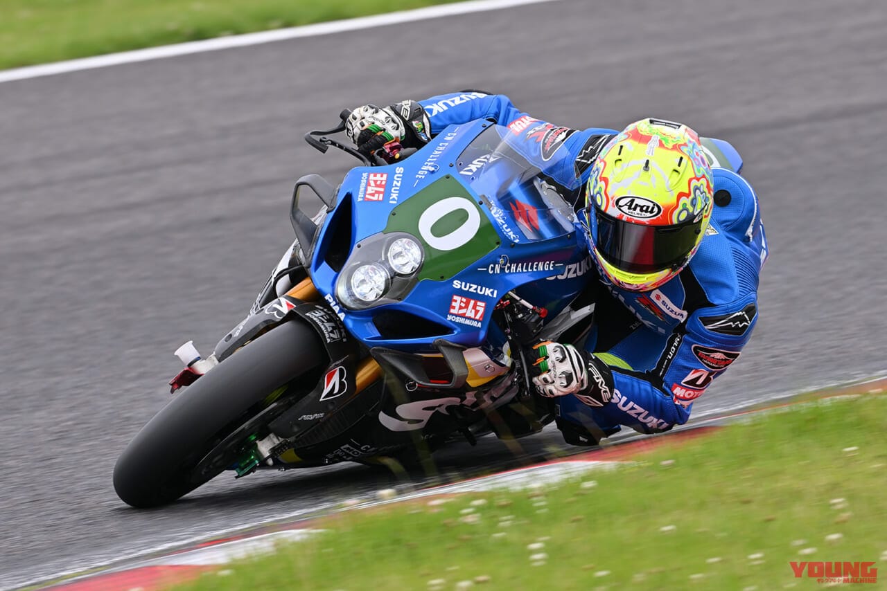 |ウイング付きの青いGSX-R1000Rが走った! チームスズキCNチャレンジが鈴鹿8耐の事前テストで総合7番手