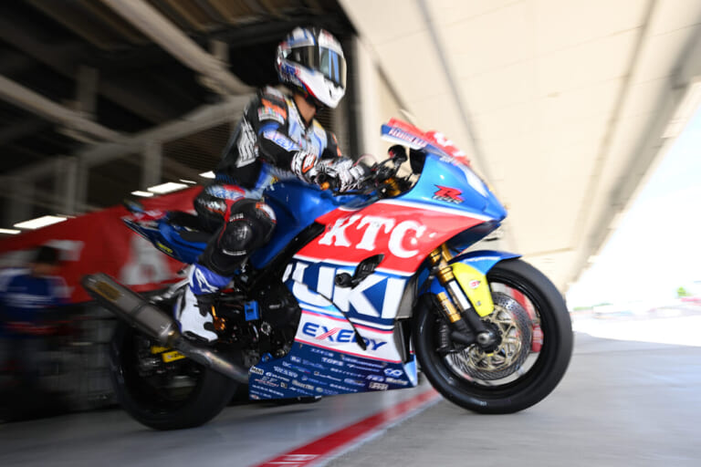 TERAMOTO@J-TRIP RACING|ウイング付きの青いGSX-R1000Rが走った! チームスズキCNチャレンジが鈴鹿8耐の事前テストで総合7番手
