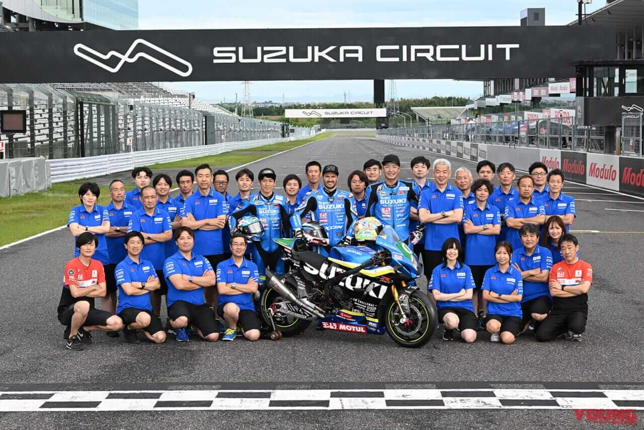 |ウイング付きの青いGSX-R1000Rが走った! チームスズキCNチャレンジが鈴鹿8耐の事前テストで総合7番手