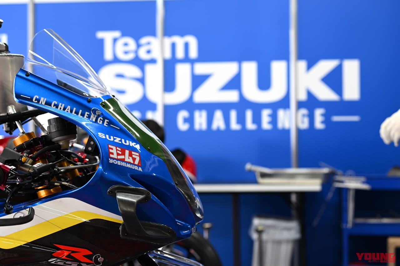 |ウイング付きの青いGSX-R1000Rが走った! チームスズキCNチャレンジが鈴鹿8耐の事前テストで総合7番手