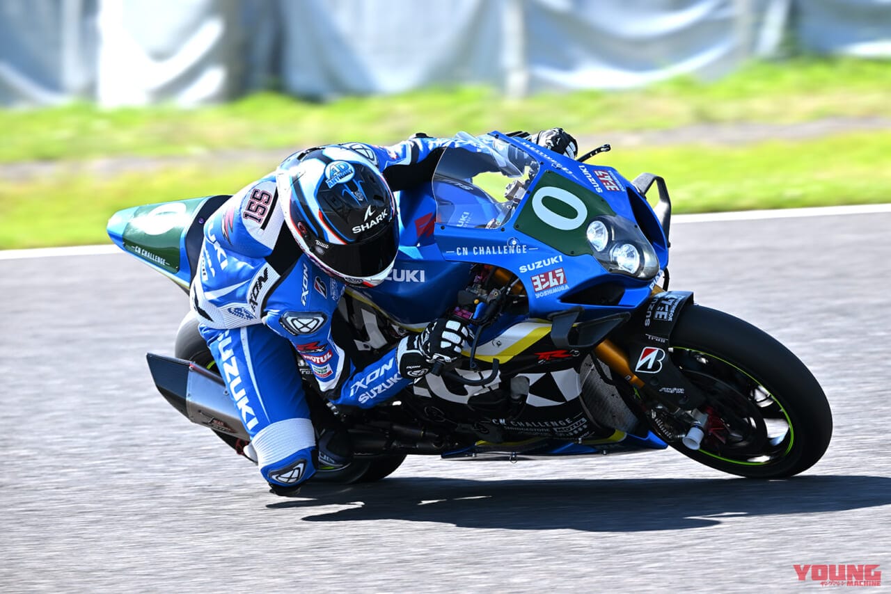 |ウイング付きの青いGSX-R1000Rが走った! チームスズキCNチャレンジが鈴鹿8耐の事前テストで総合7番手