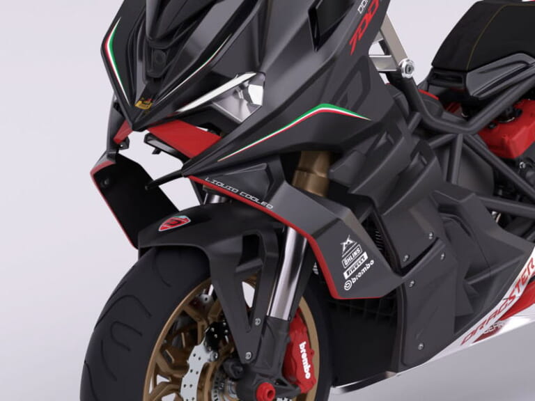 イタルジェット|ドラッグスター700ツイン|最高速190km/hのメガスクーターだとぉ?! イタルジェット驚異の「ドラッグスター700ツイン」登場!